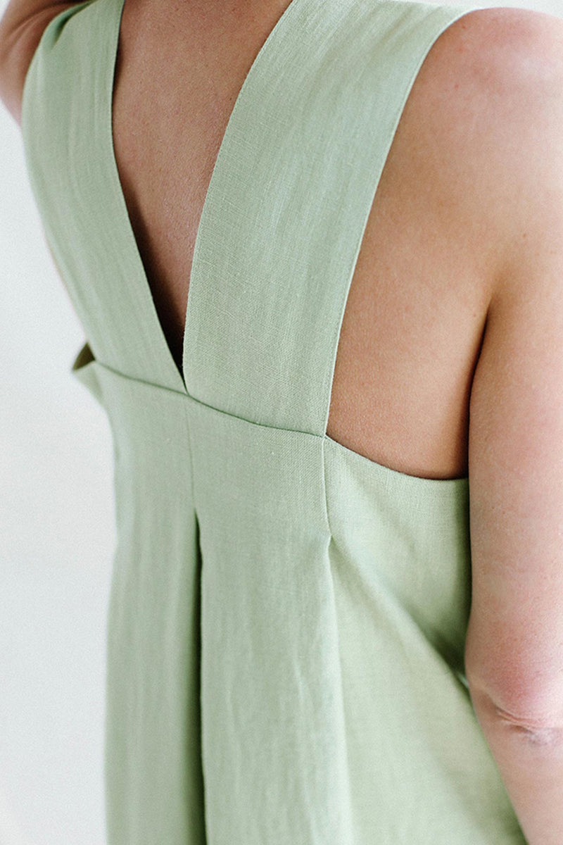 Cotton Linen Tank Dress