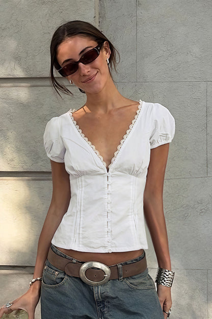 Timeless Vintage Style Blouse