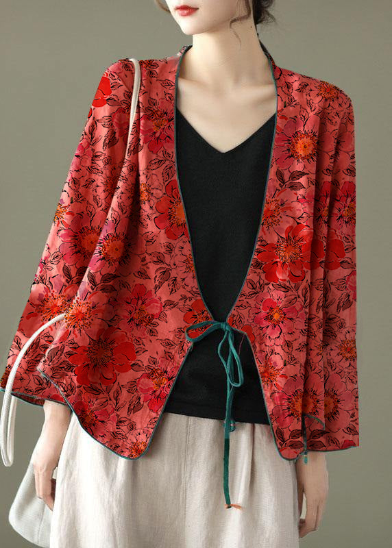 Pattern Embroidered Long Sleeve Linen Shirt