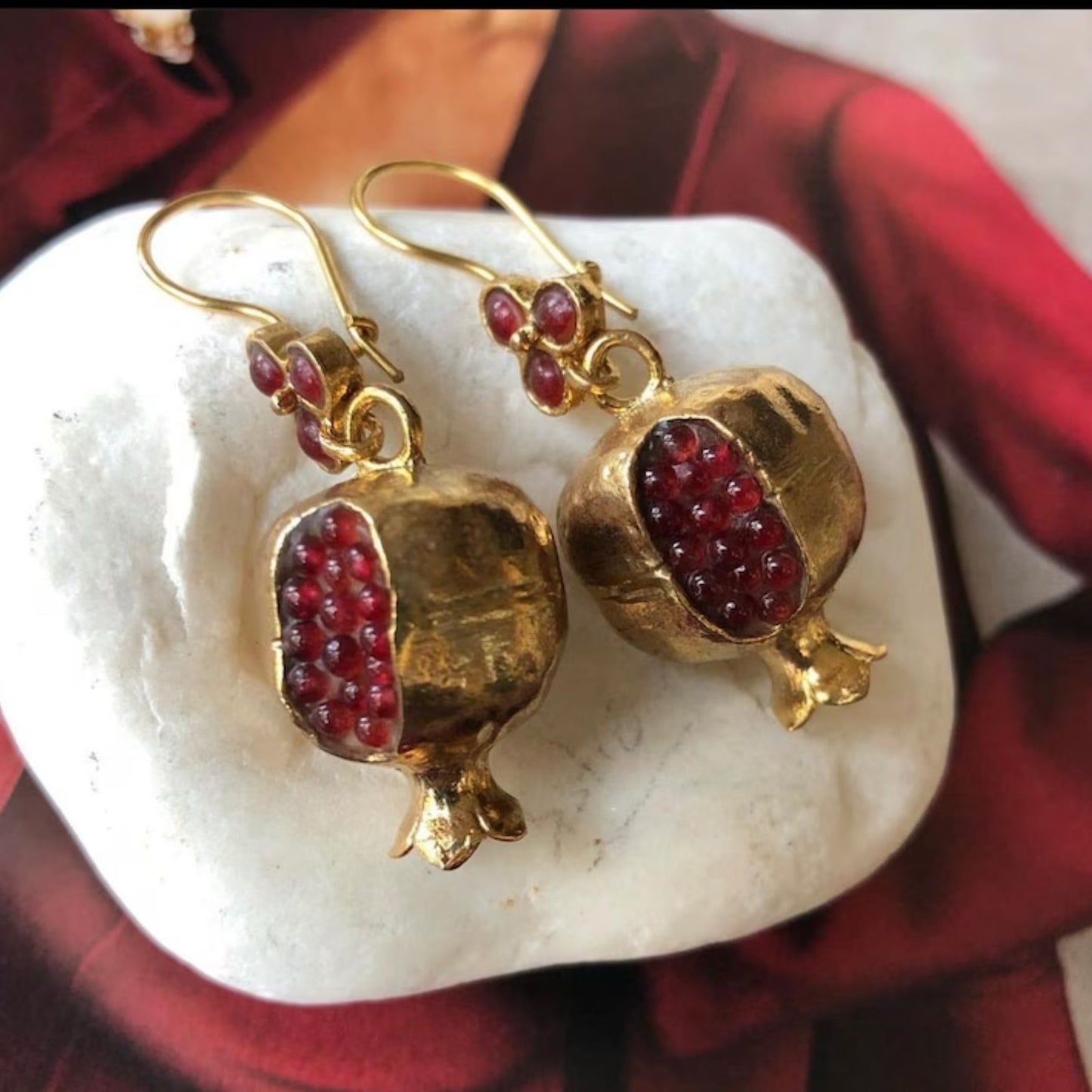 Pomegranate Earrings