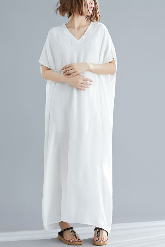 -new Style Short Sleeve Maxi Dress