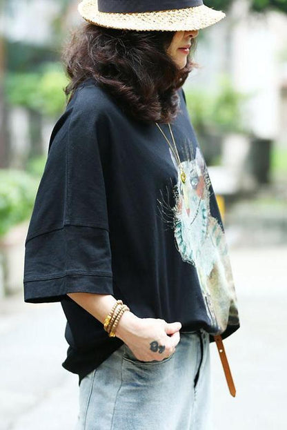 Limited Stock- Animal Printed Loose T-shirt