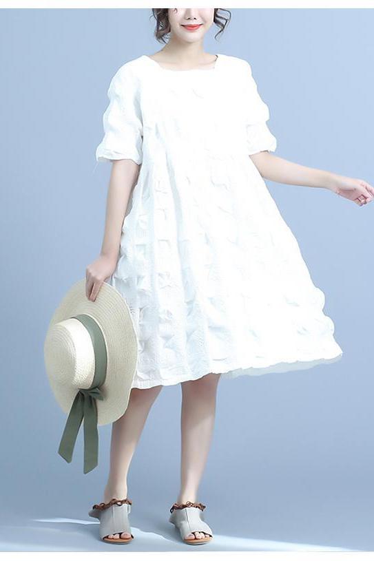 Cotton Dresses Summer Loose Clothes