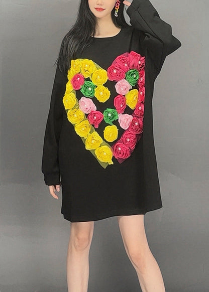 Red O-neck Sweatshirts Fal