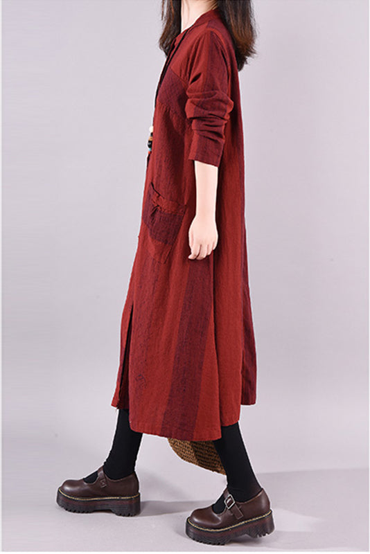 New Style Loose Long-sleeved Dress Shirt Skirt