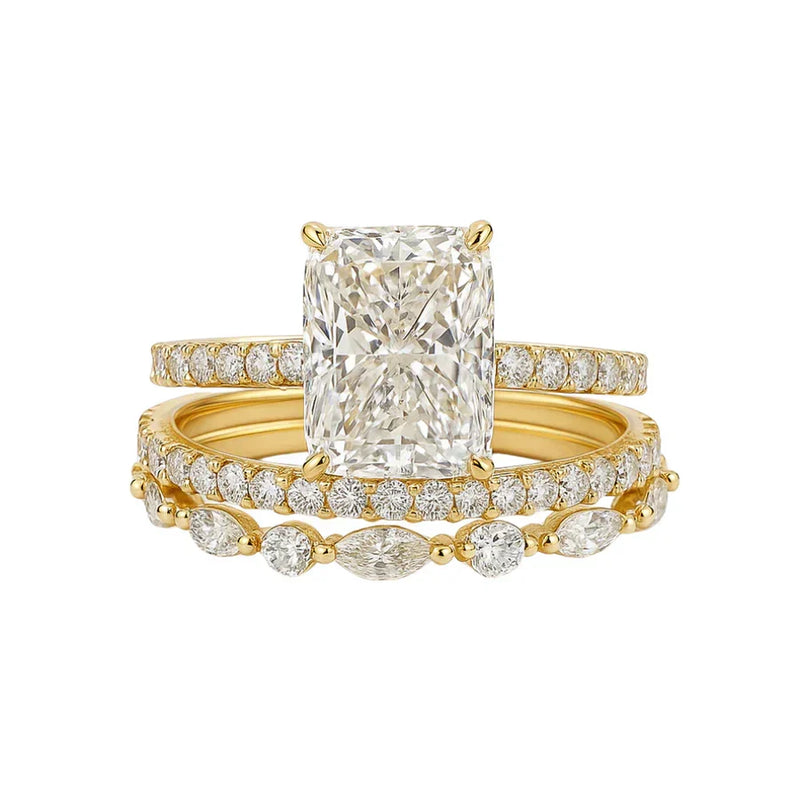 Jaily 3pc Wedding Ring Set