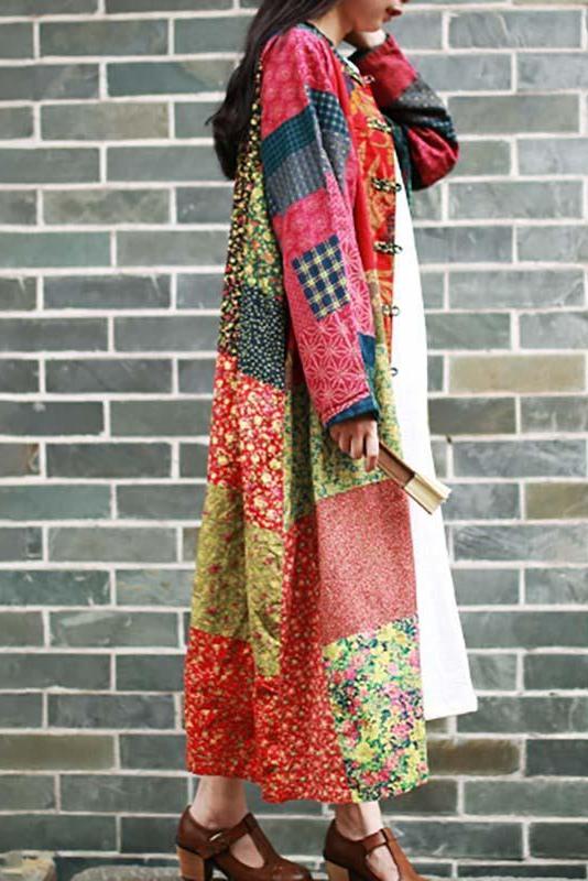 Limited Stock- Retro Color Contrast Coat