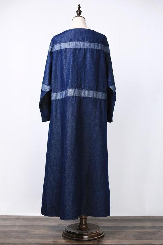 Black Denim Maxi Dresses Fall Clothes