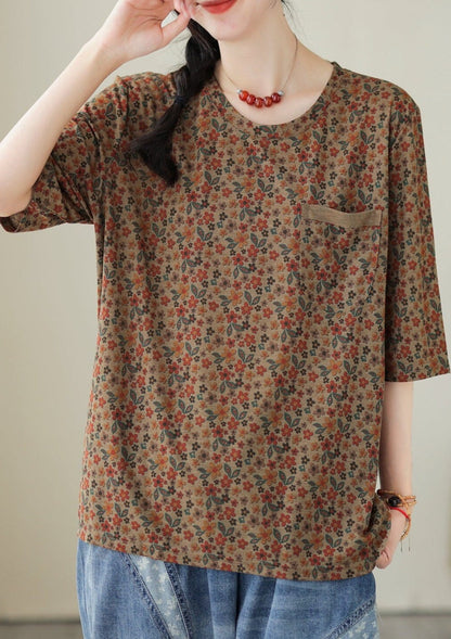 Retro Cotton Summer Tops
