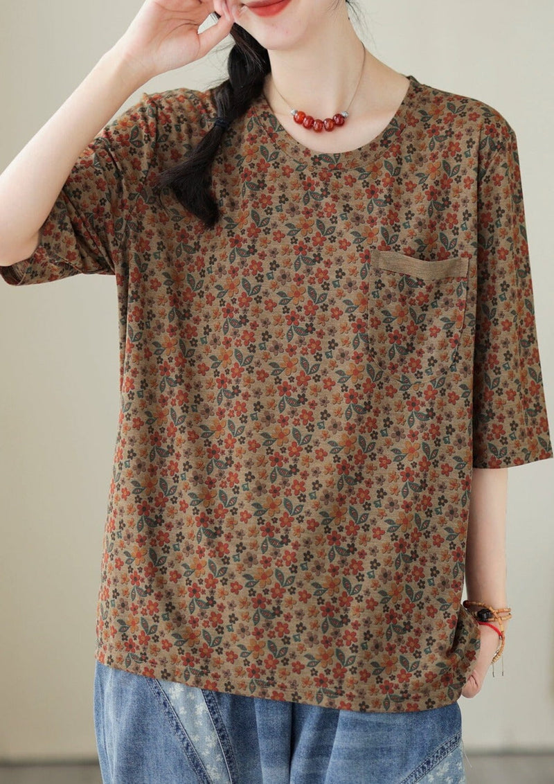 Retro Cotton Summer Tops