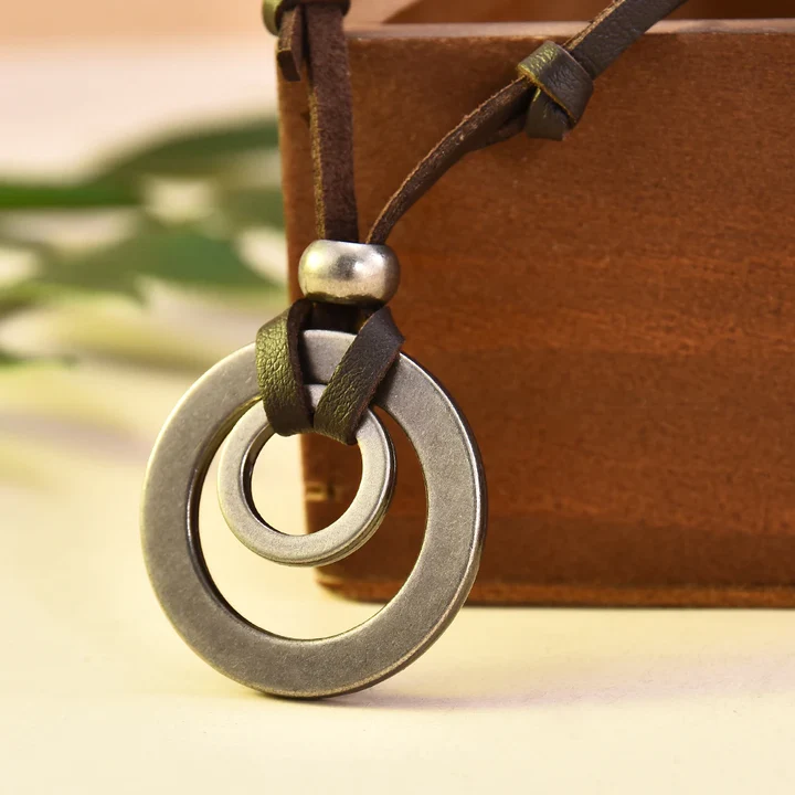Silver Circles Necklace