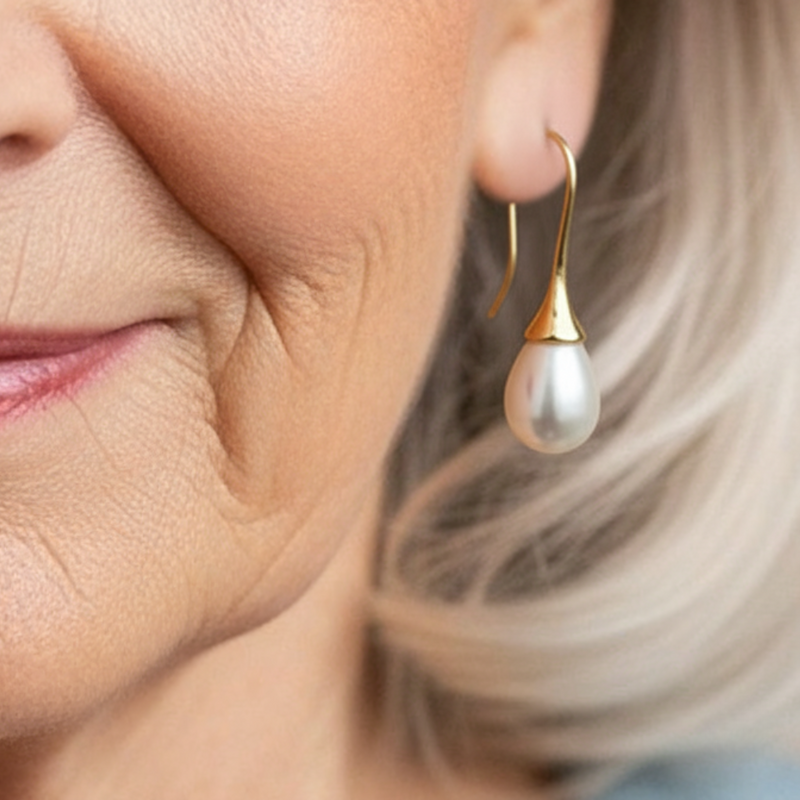 Water Drop Pearl Earrings