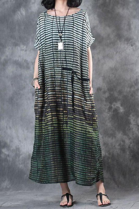 Limited Stock- Loose Striped Short Sleeve Dress