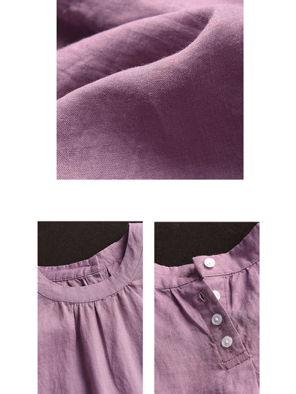 Summer Cotton Linen Dress
