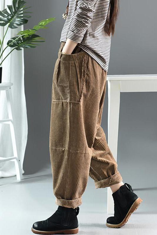 Limited Stock- Spring Retro Corduroy Pants