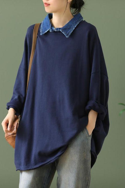 Limited Stock- Stitching Color Contrast T-shirt