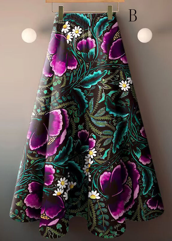 And Versatile High Waisted Ice Silk Skirt for Summer