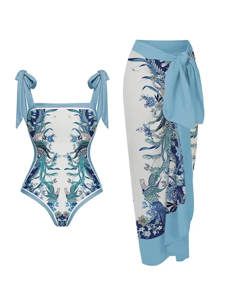 Wrap Skirt Set