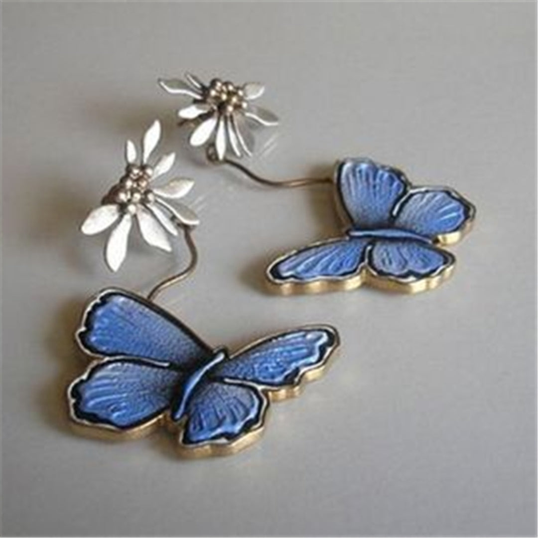 Blue Butterfly Earrings