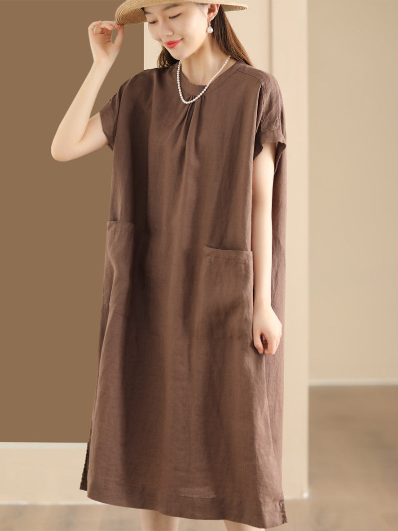 Summer Cotton Linen Dress