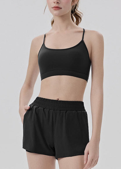 Summer Rose Sports Three Piece Tank Shorts Breathability