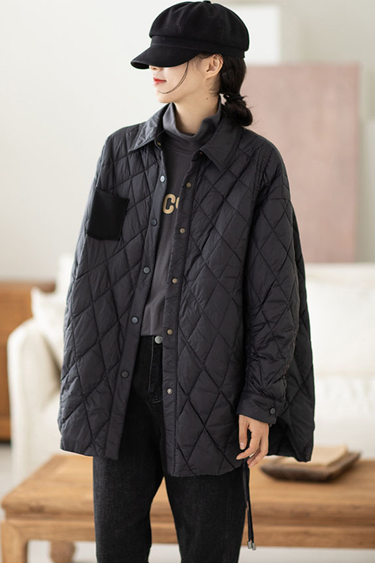 Winter New Color Gray Duck Down Jacket