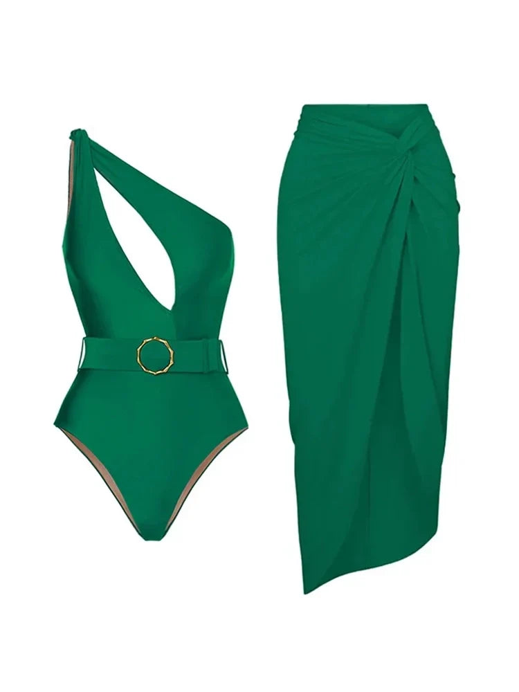 One-Shoulder Set