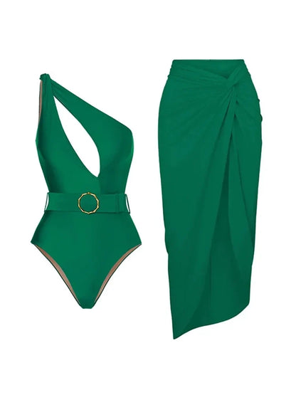 One-Shoulder Set