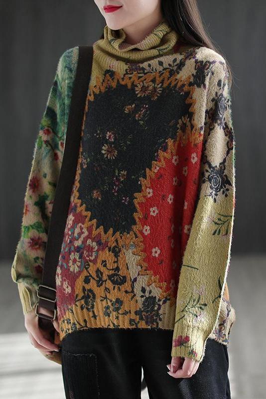 Winter Turtleneck Knitted Sweater
