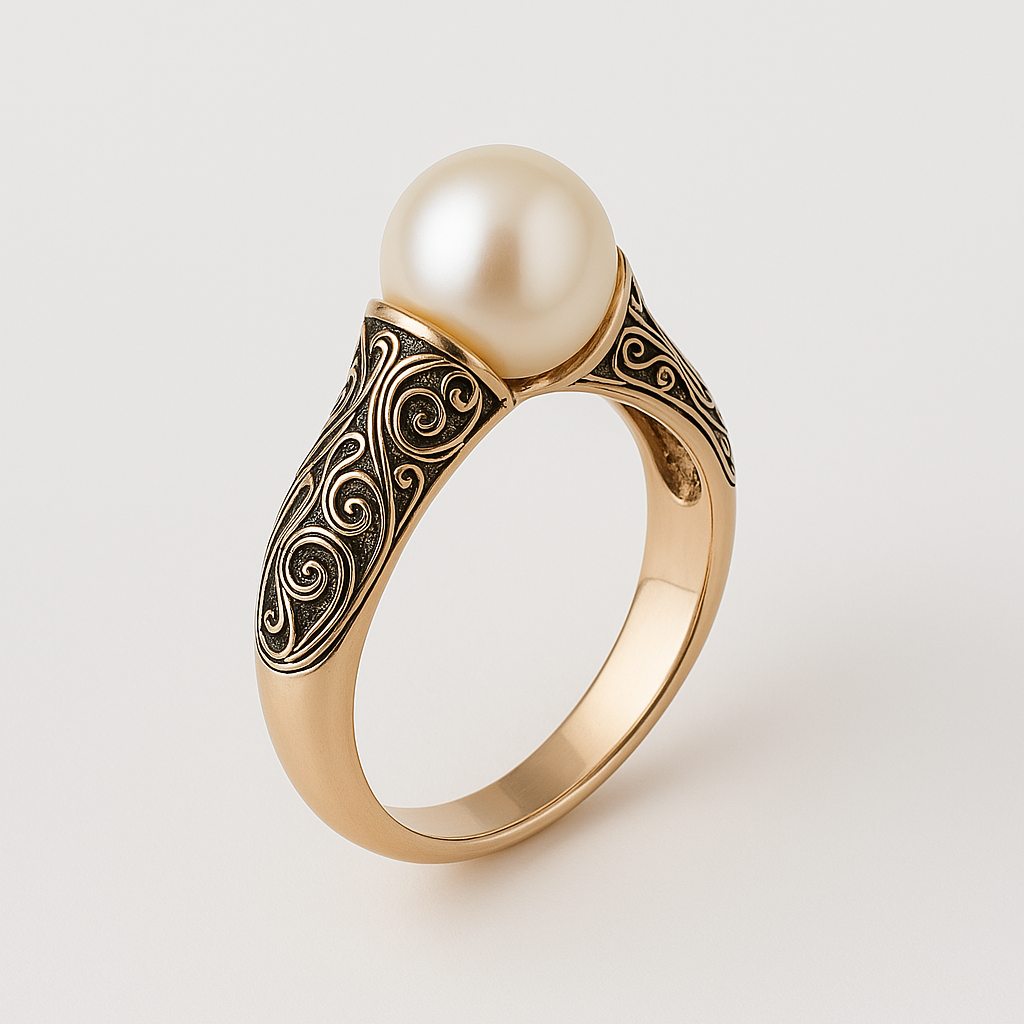 Pearl Golden Ring