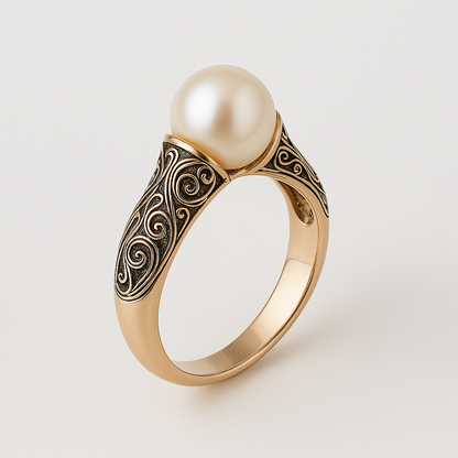 Pearl Golden Ring