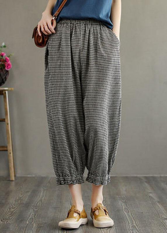 Purple Pockets Summer Linen Pants
