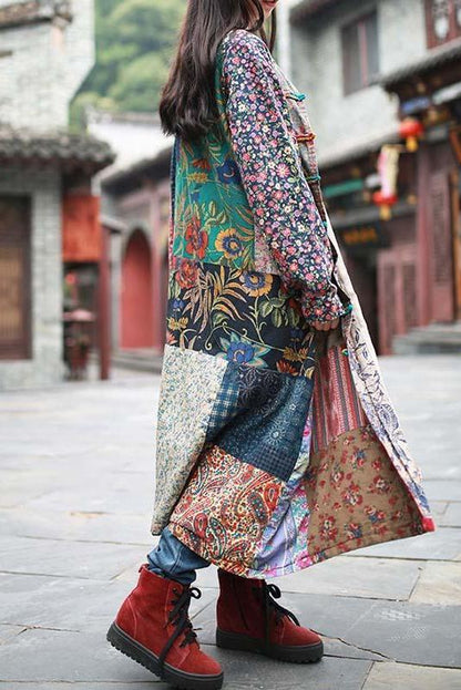 Limited Stock- Retro Color Contrast Coat