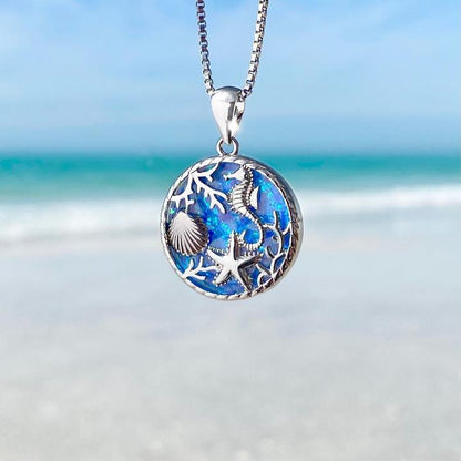 Colgante Marino en Ópalo y Plata