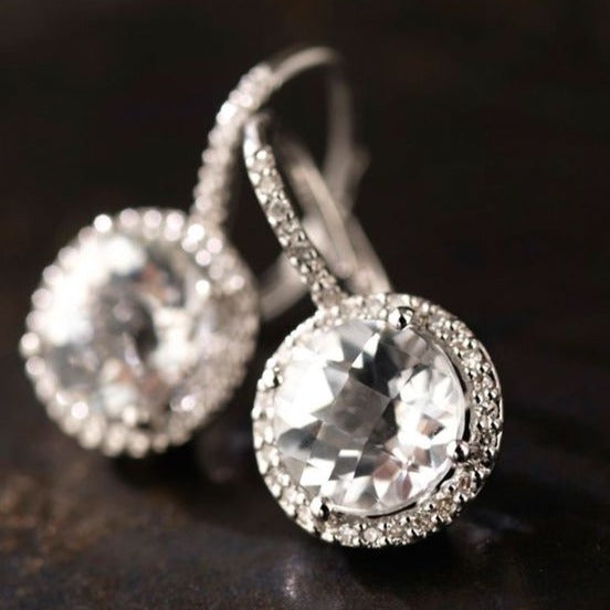Glass Rounded Earrings