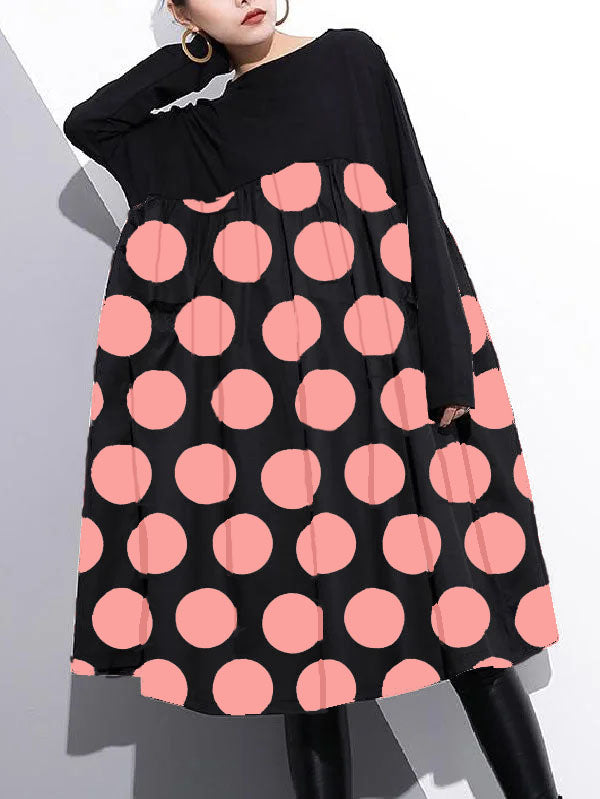 Purple Shift Dress Cotton Clothing Dress