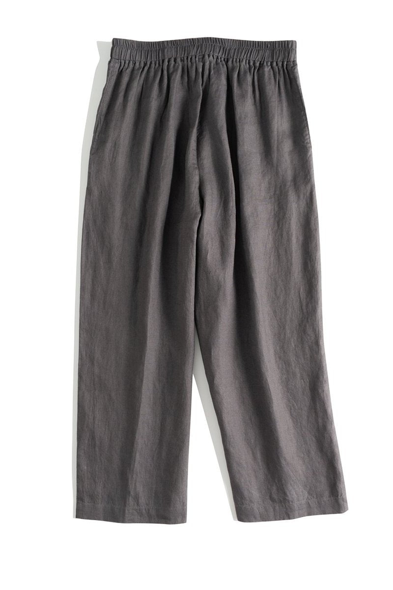 Loose Linen Pants Drawing Summer Trousers