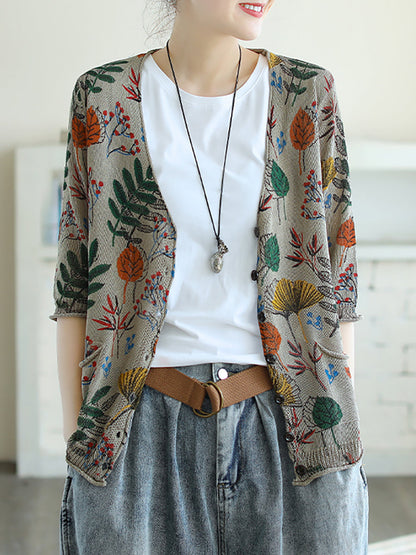 Printed Half Sleeve Knitted Shirt