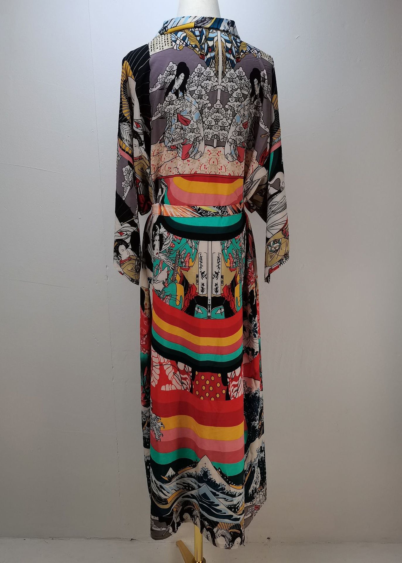 Japanese Kimono Printed Beach Vacation Cardigan