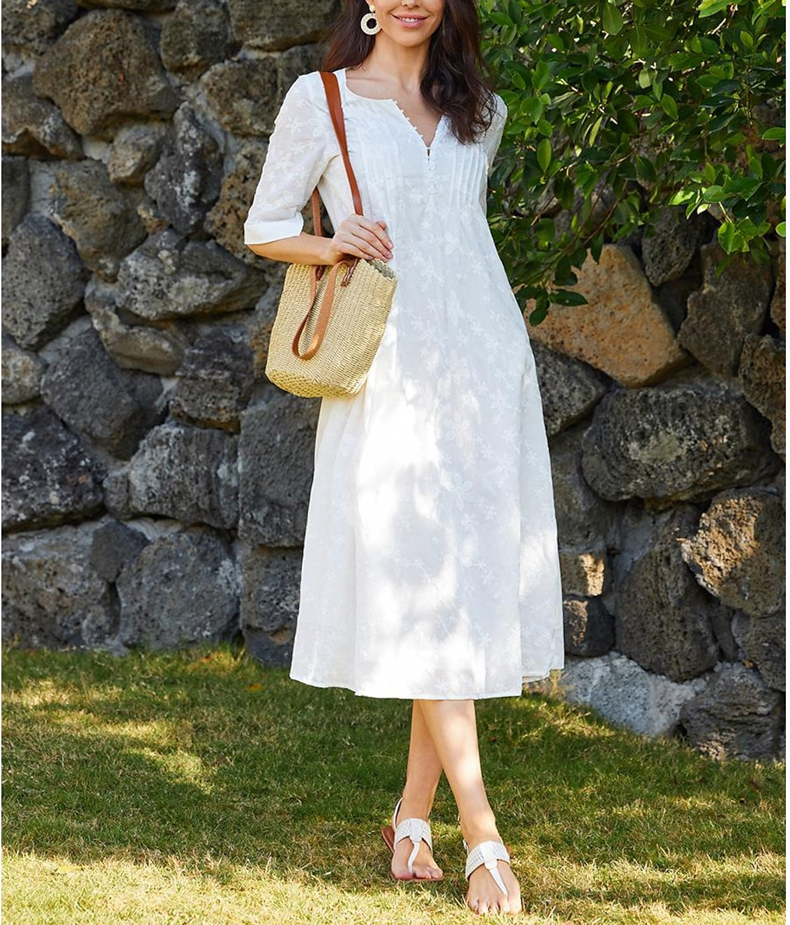 Cotton Linen Dress