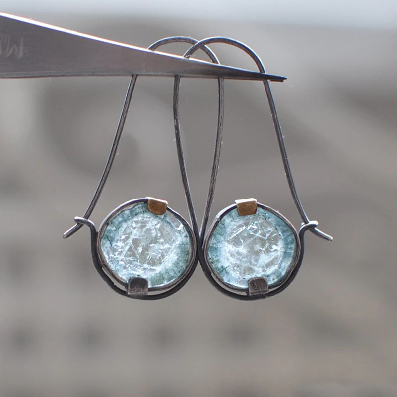 Ocean Crystal Earrings