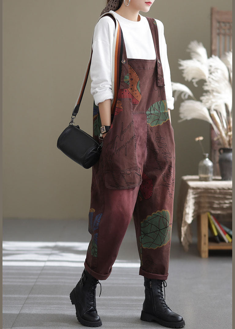 Mulberry Pockets Print Jumpsuit Spring