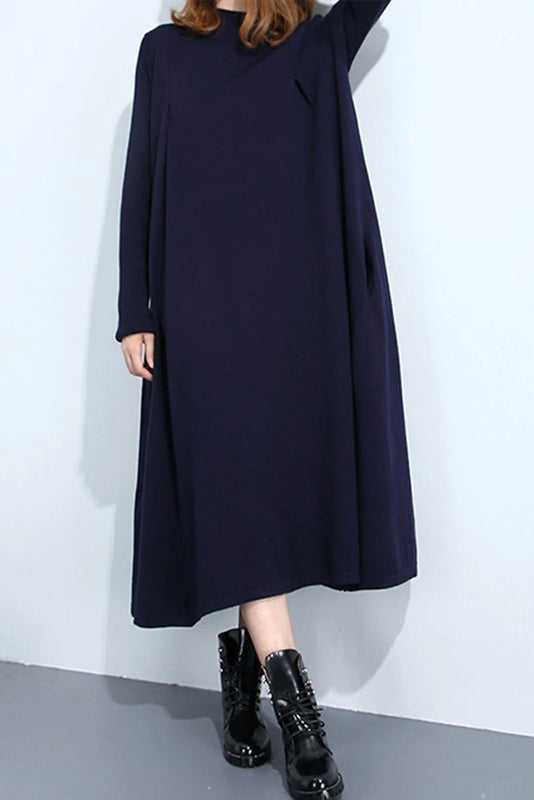 -loose Knitted Maxi Dress
