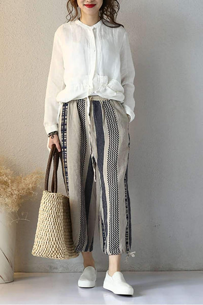 Linen Pants for Loose Trousers