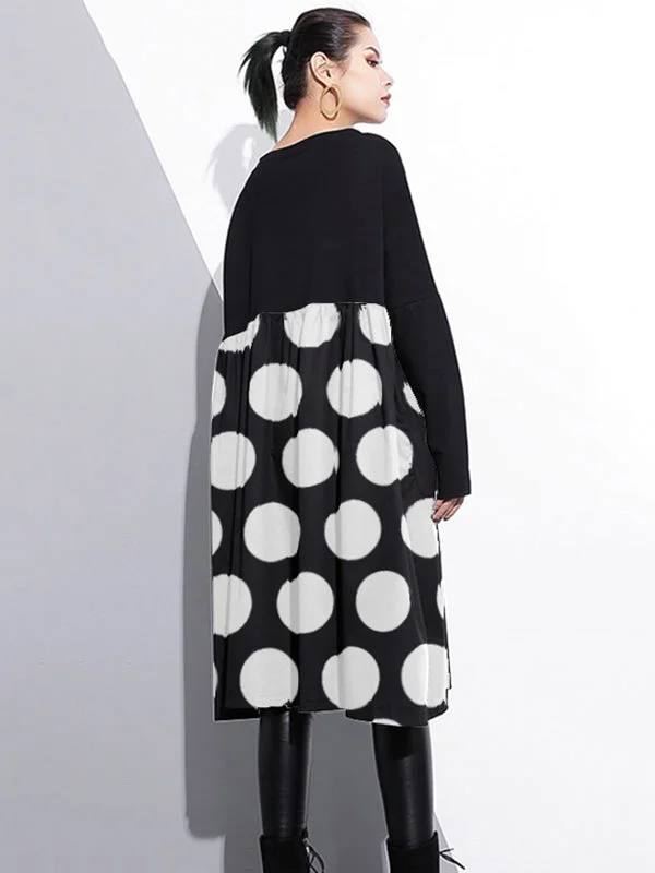 Purple Shift Dress Cotton Clothing Dress