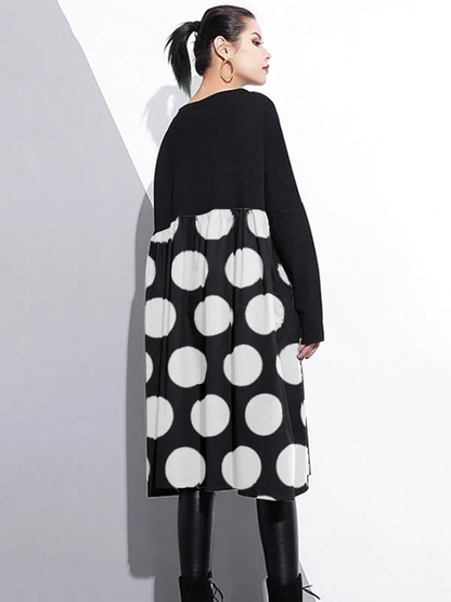 Purple Shift Dress Cotton Clothing Dress