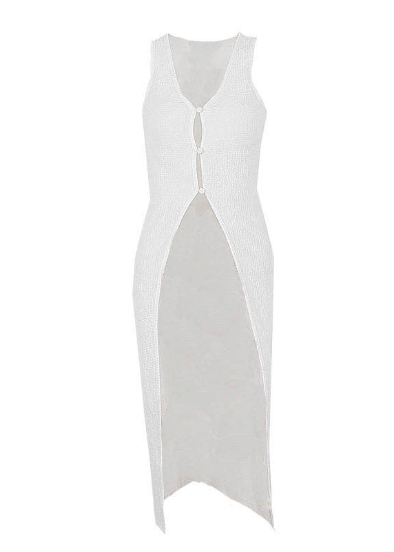 European and American U-neck Slim Fit Suspender Dress Summer