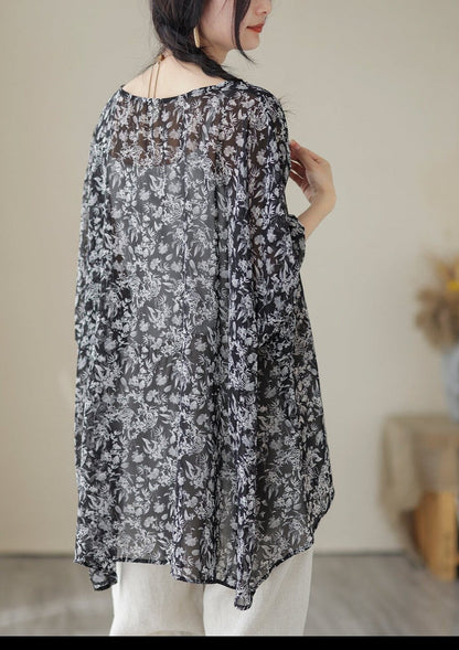 Summer Loose Retro Tops
