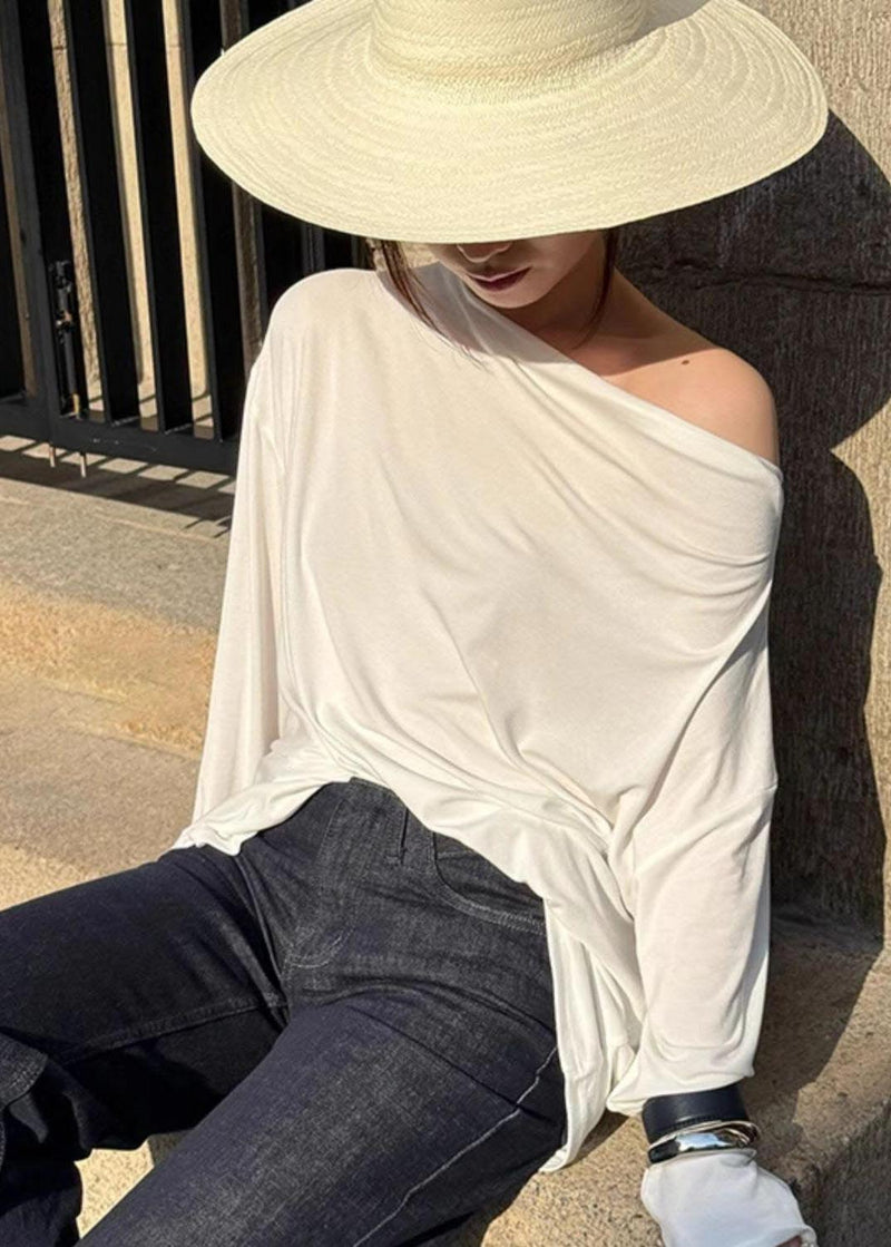 White Backless Patchwork Tulle Shirt Top Summer