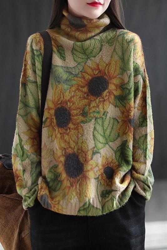Winter Turtleneck Knitted Sweater